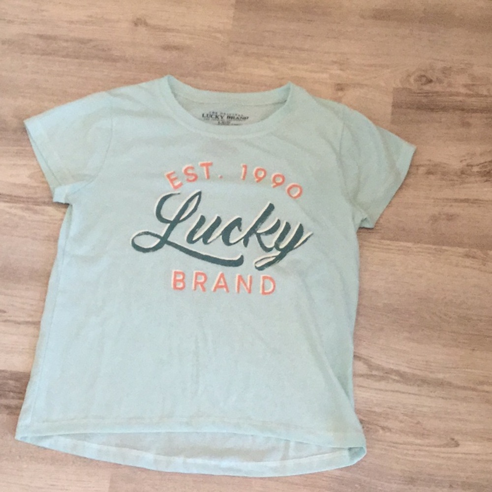 Girls lucky brand shirt size large